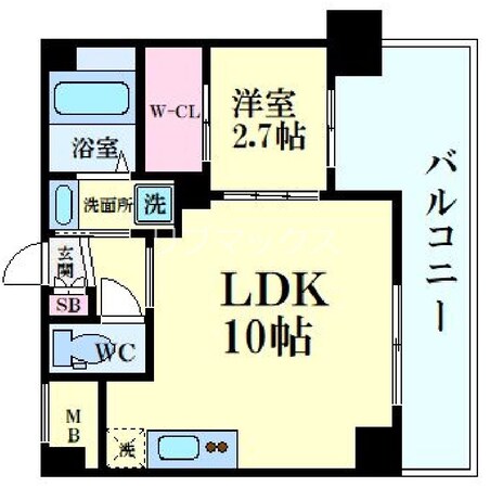 江坂駅 徒歩5分 12階の物件間取画像